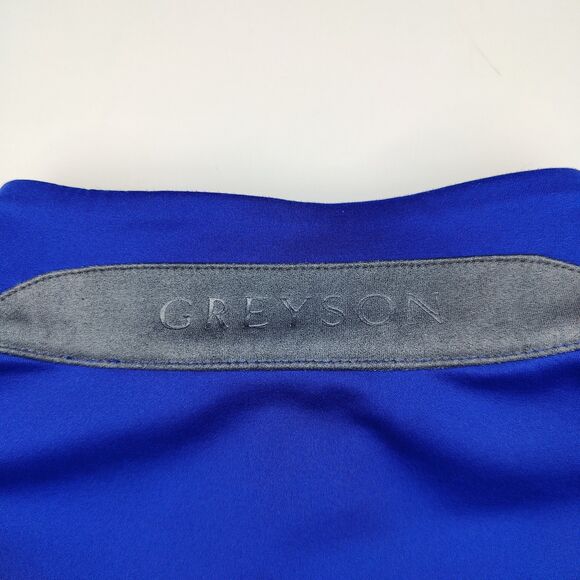 Greyson Medium Golf Pullover 1/4 Lightweight Performance Quarter Zip Blue Navy - Picture 4 of 9